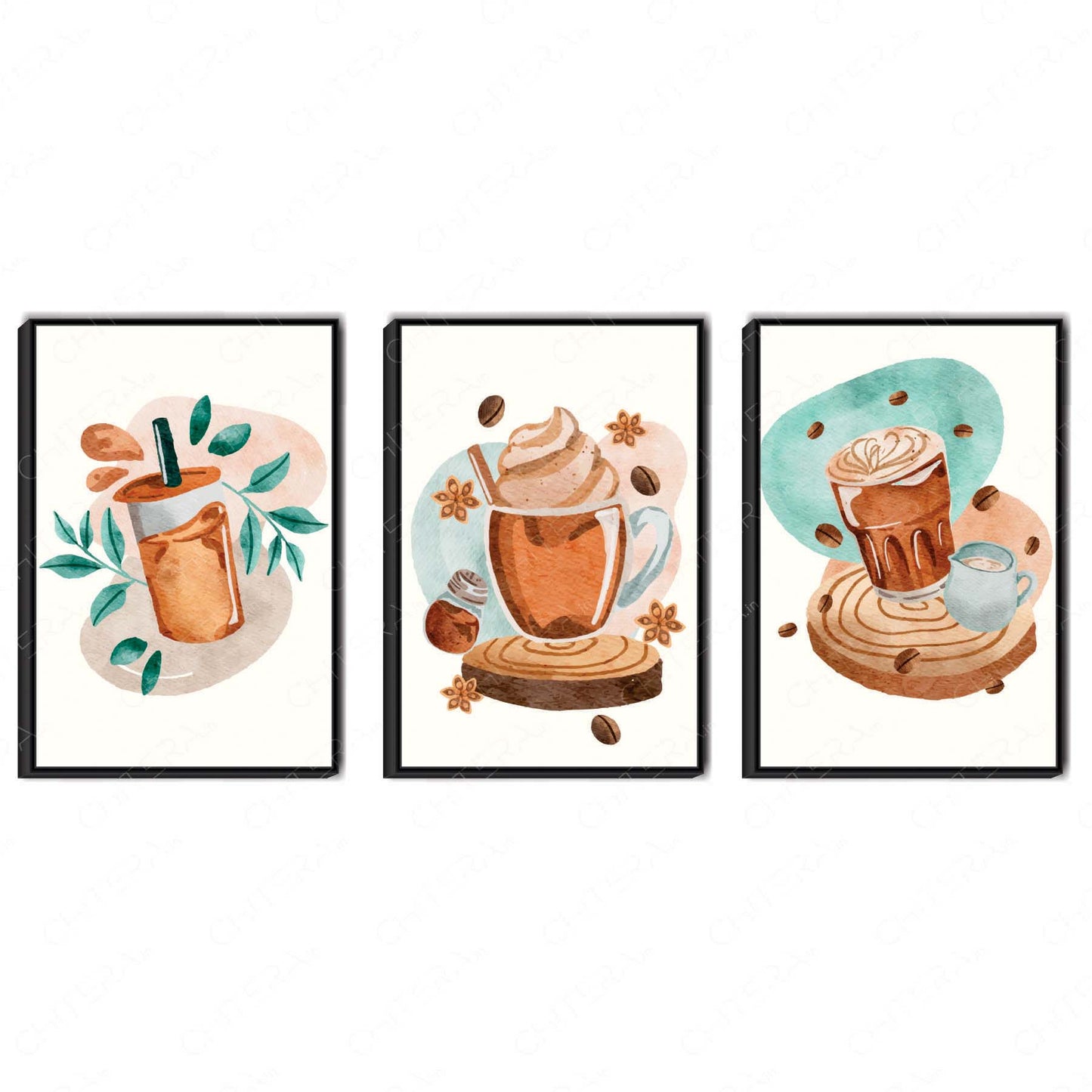 Brew & Bliss Trio Canvas Wall Art