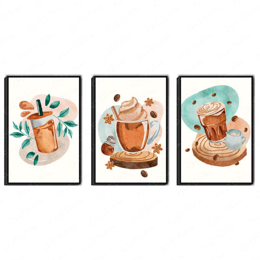 Brew & Bliss Trio Canvas Wall Art