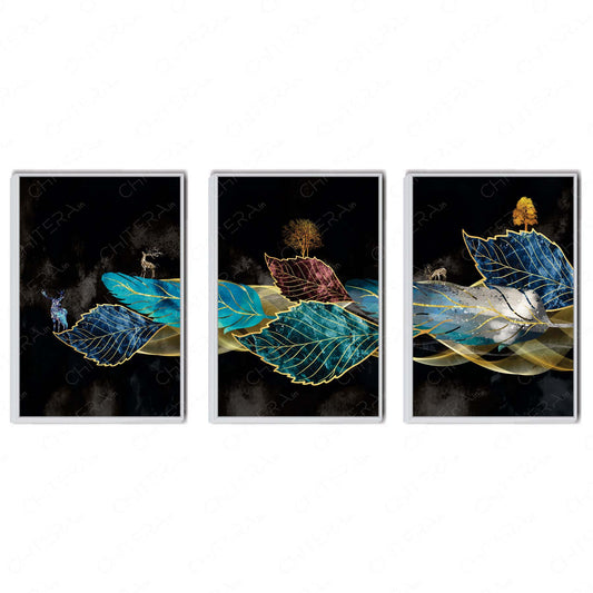 Mystic Breeze Trio Canvas Wall Art