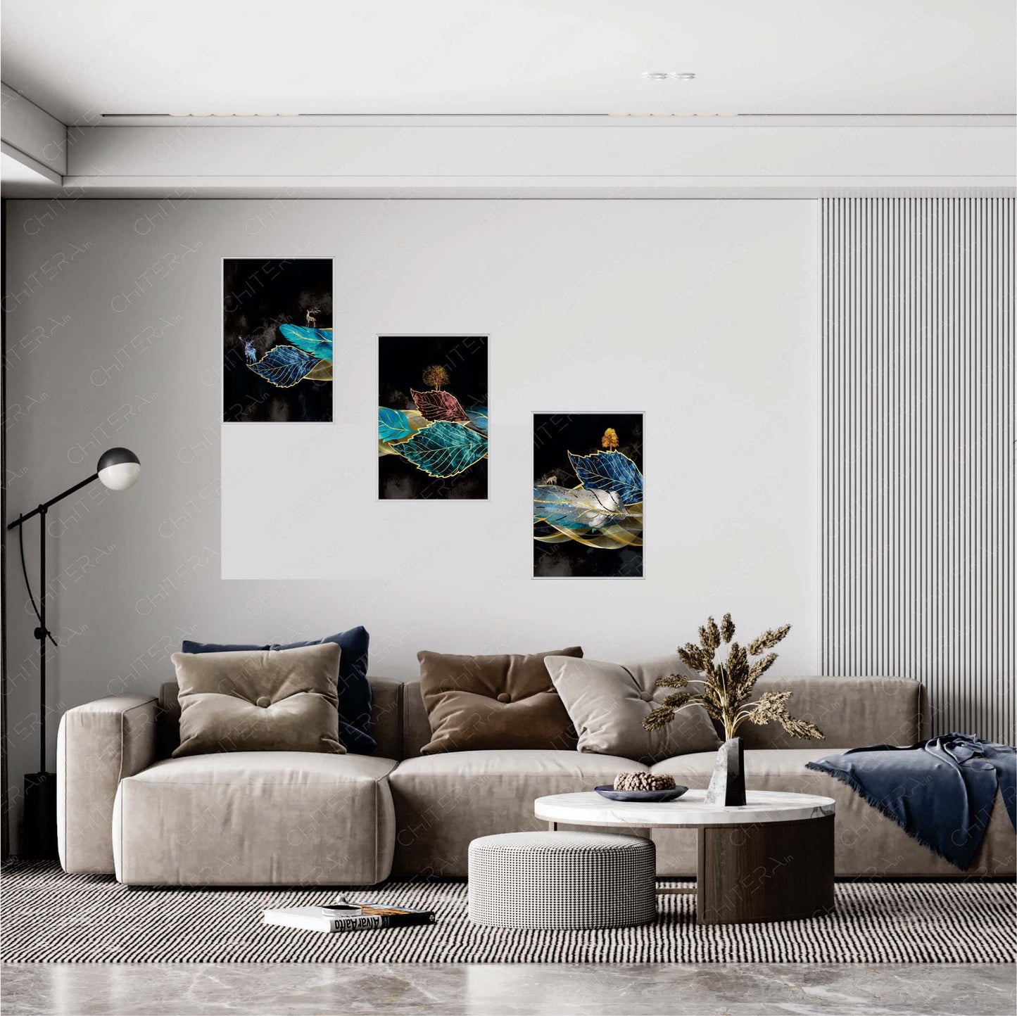 Mystic Breeze Trio Canvas Wall Art