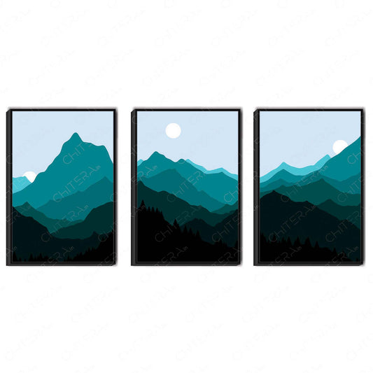 Whispers of the Mountains Trio Canvas Wall Art