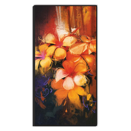 Floral Fireworks Canvas Wall Art