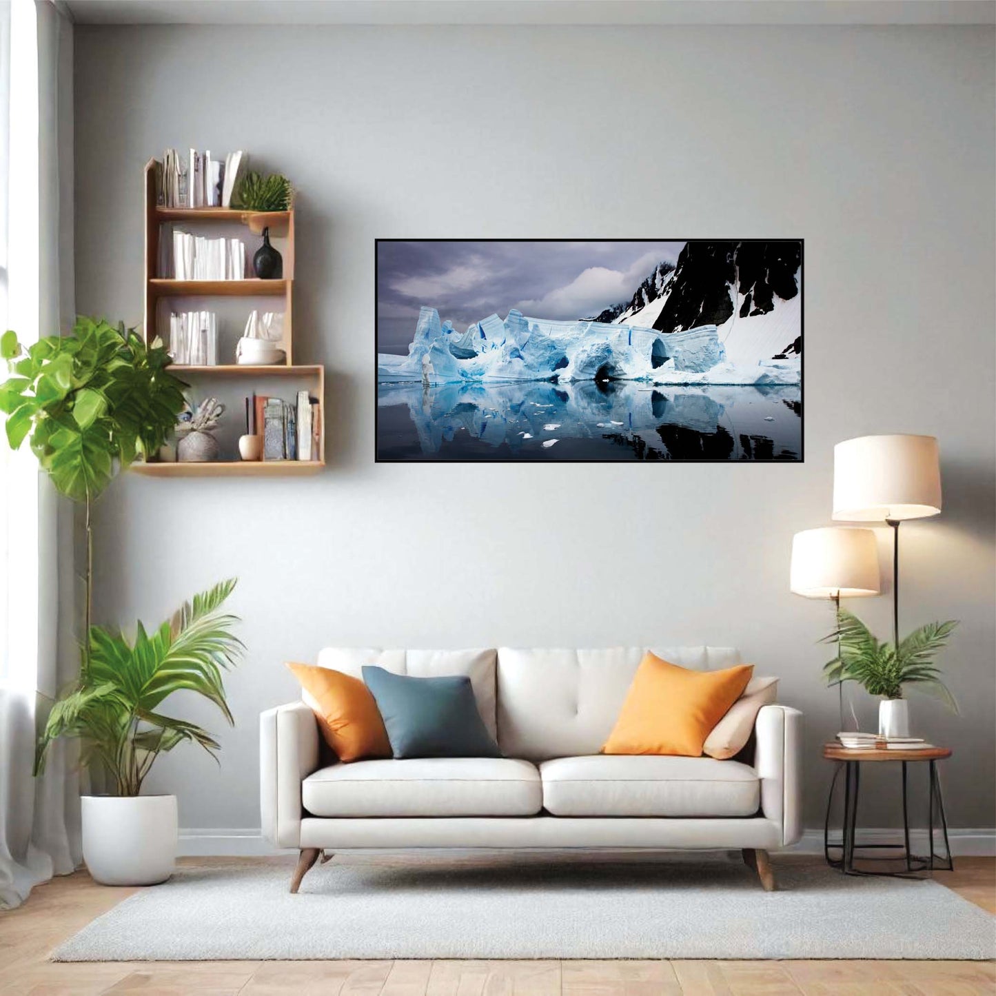 Cathedrals of Ice Canvas Wall Art