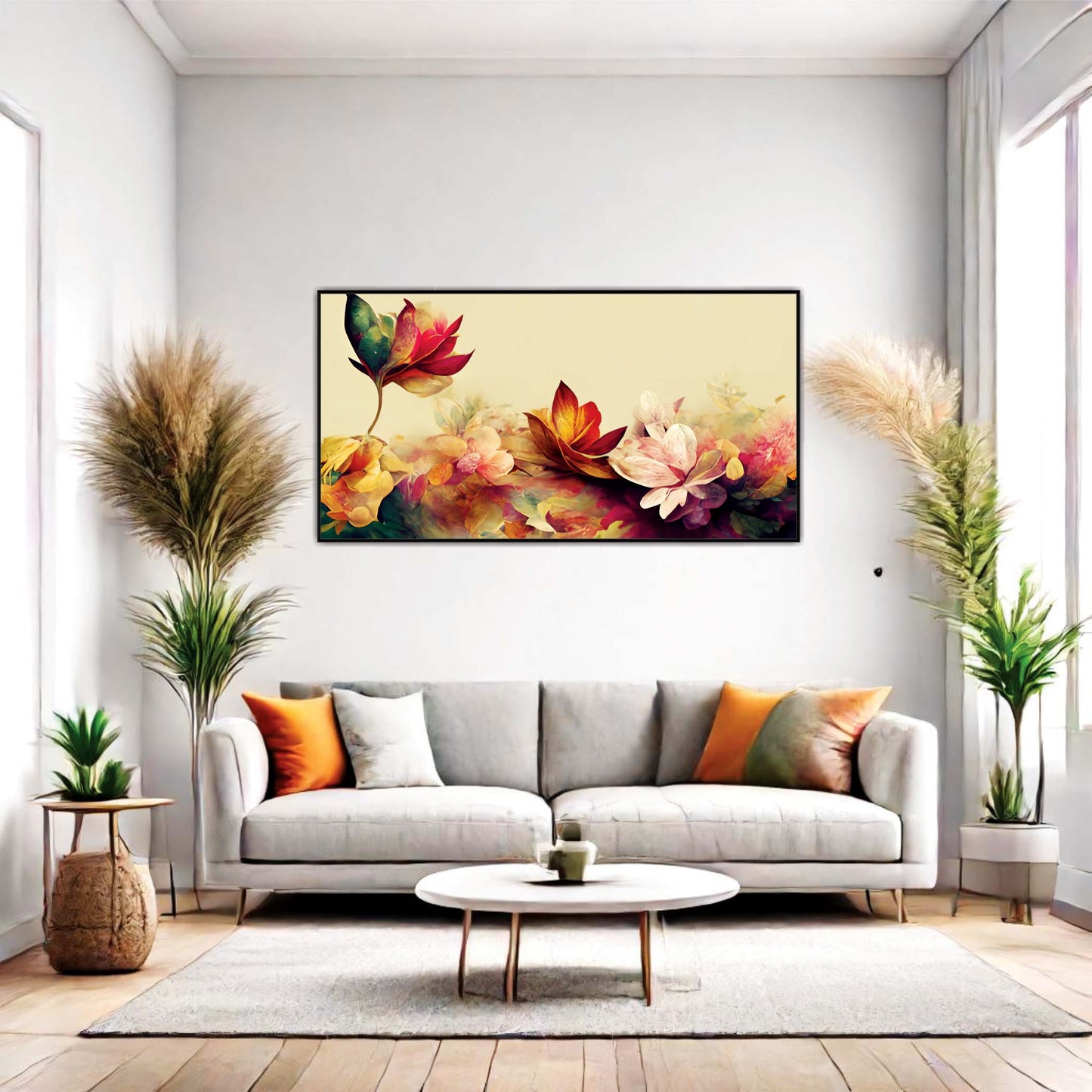 Petal Symphony Canvas Wall Art