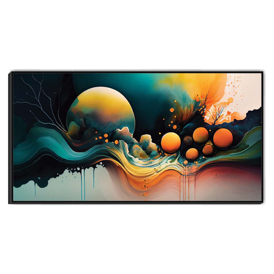 Planetary Tides Canvas Wall Art