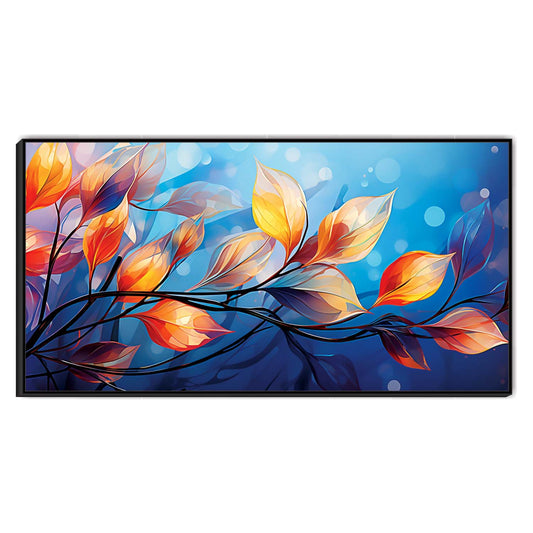 Flame and Frost Canvas Wall Art