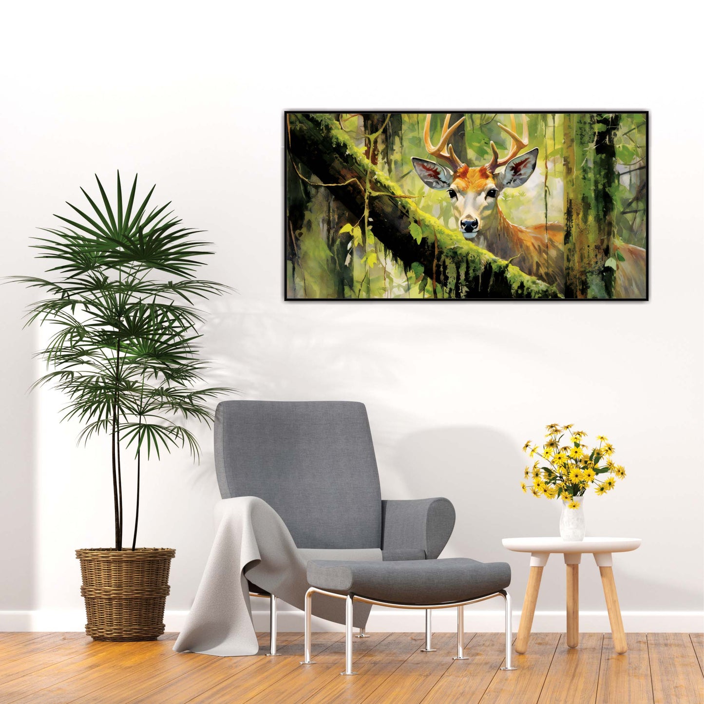 Forest Sentinel Canvas Wall Art