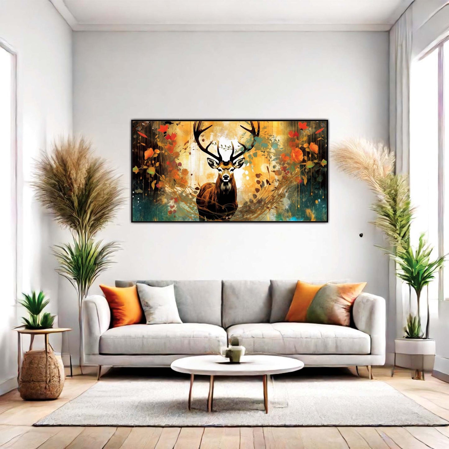 Crowned in Color Canvas Wall Art