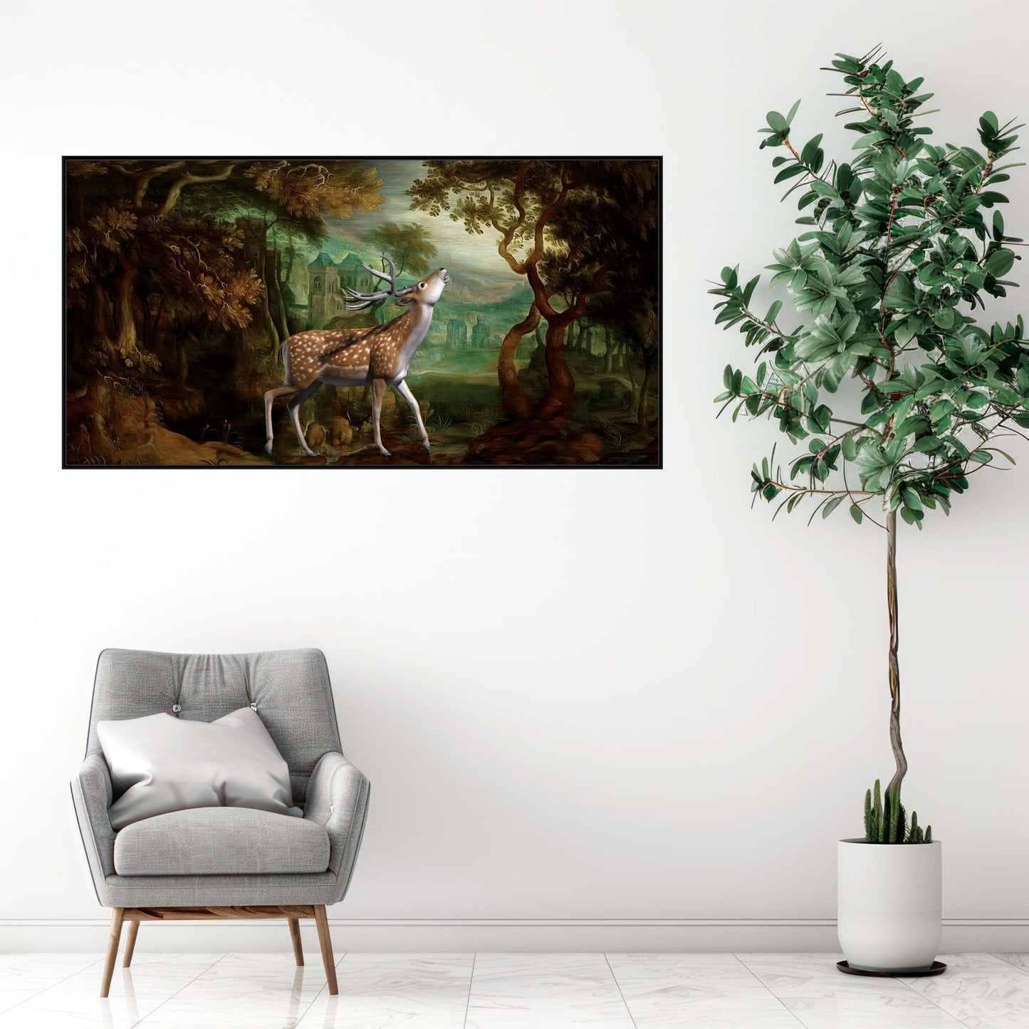 The Herald of the Hollow Canvas Wall Art