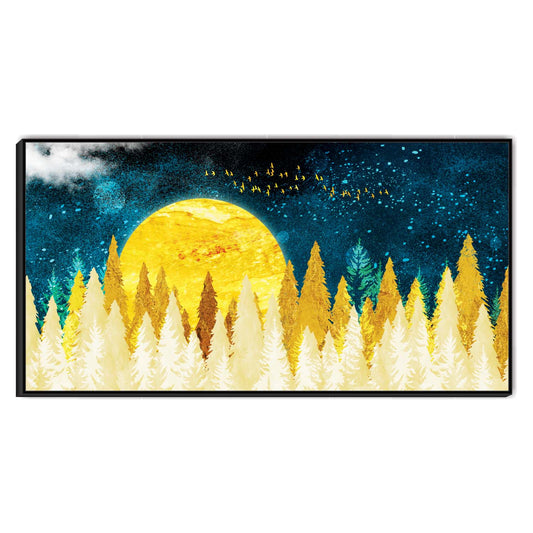 Lunar Awakening Canvas Wall Art