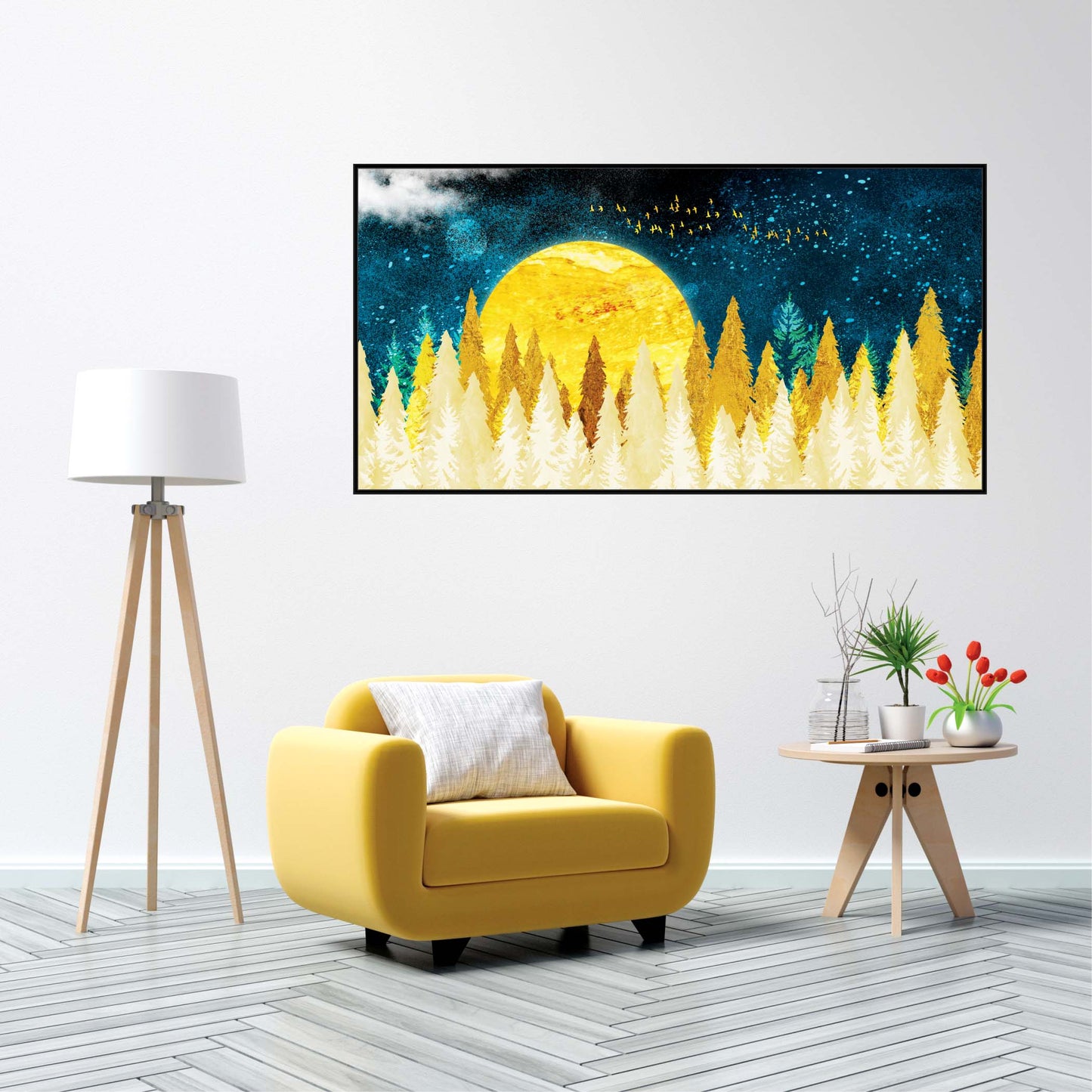 Lunar Awakening Canvas Wall Art