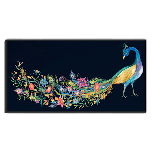 Garden of the Peacock Canvas Wall Art