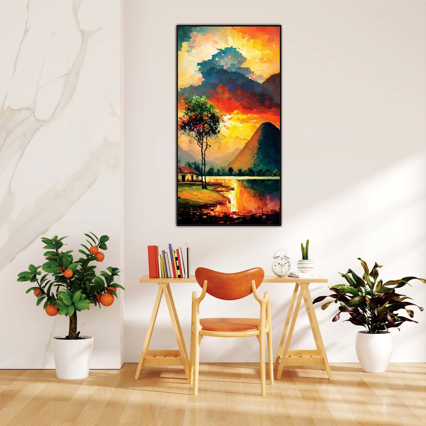 Embers of the Sky Canvas Wall Art