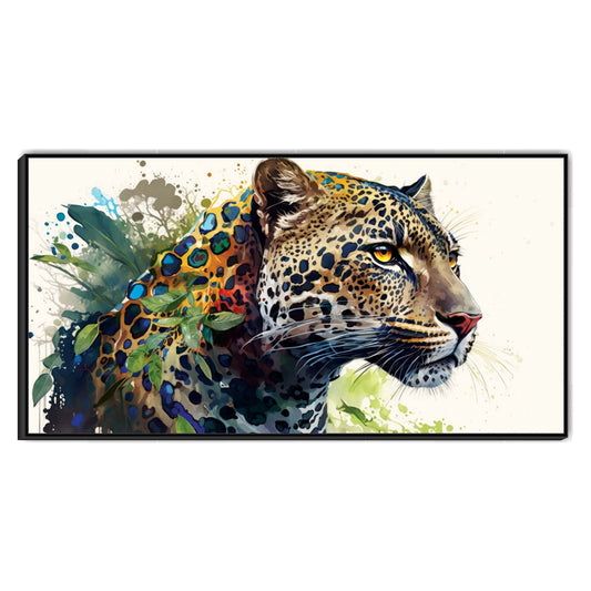 Leopard’s Gaze Canvas Wall Art