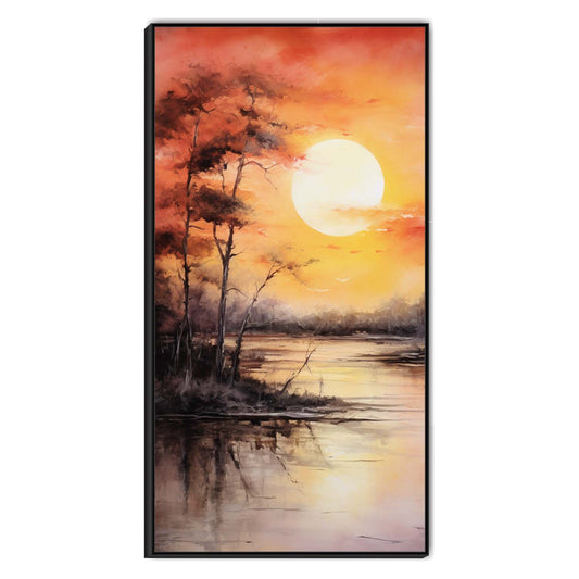 Golden Haze Canvas Wall Art