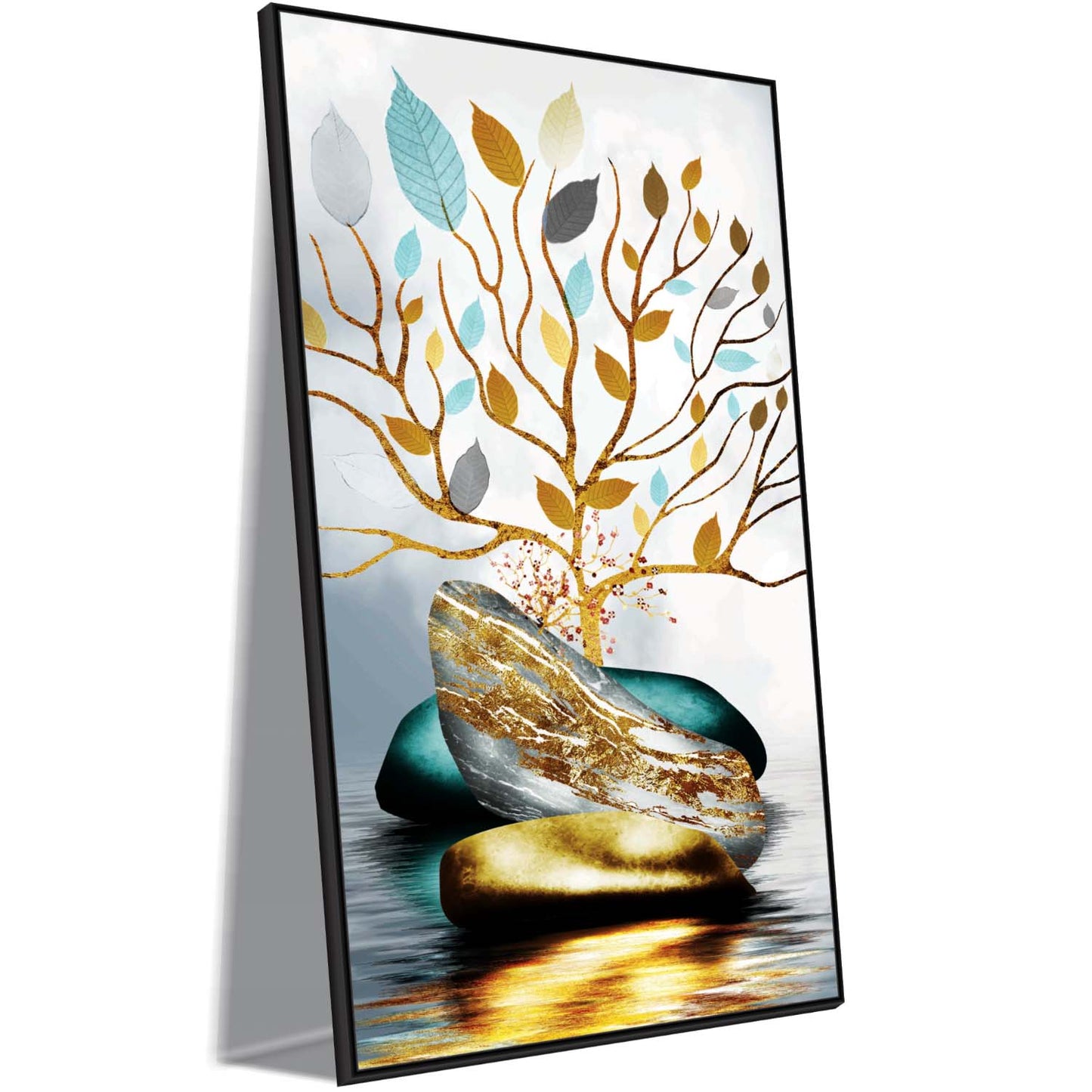 Stones of Serenity Canvas Wall Art