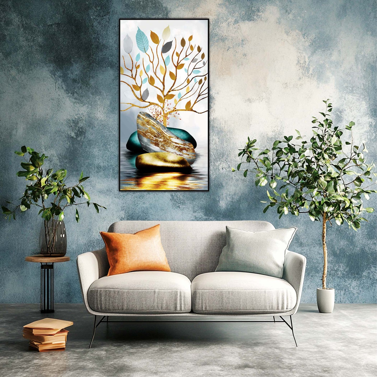 Stones of Serenity Canvas Wall Art