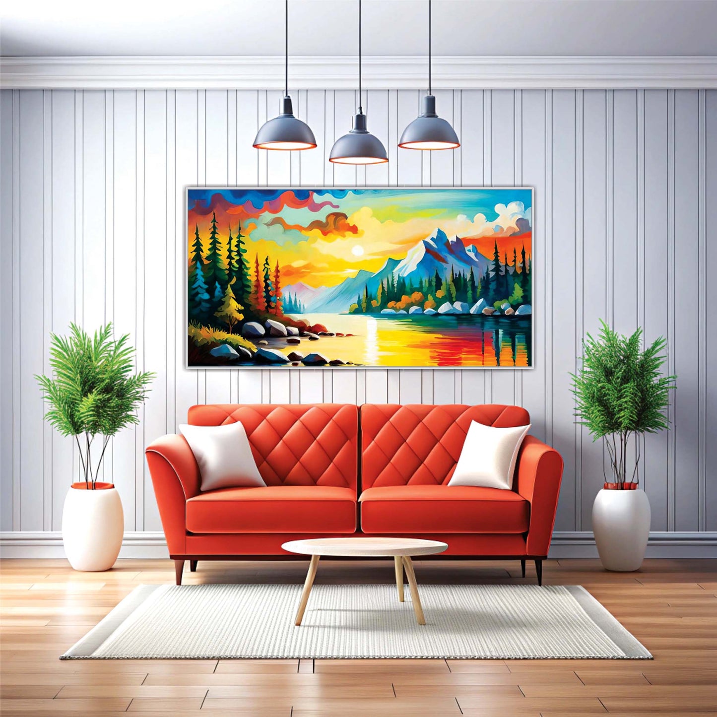 Prismatic Wilderness Canvas Wall Art