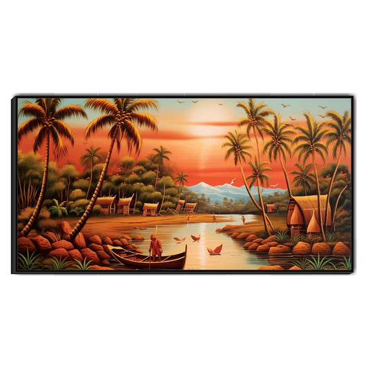 The Fisherman's Retreat Canvas Wall Art
