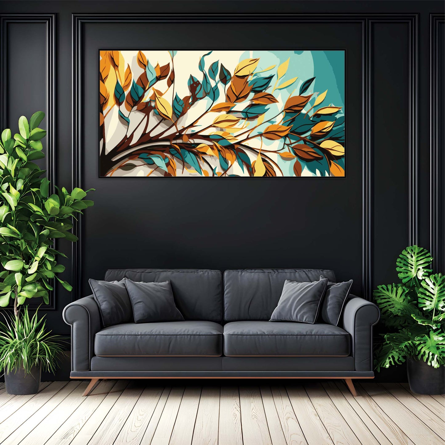 Autumn Breeze Canvas Wall Art