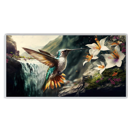 Wings Over Waterfall Canvas Wall Art