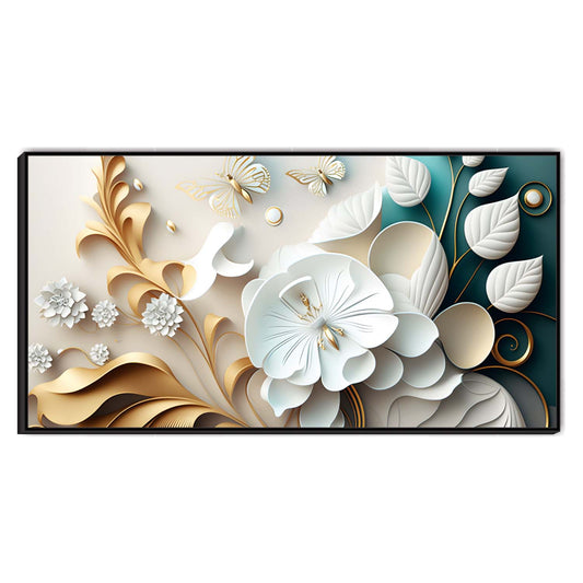 Elegance in Bloom Canvas Wall Art