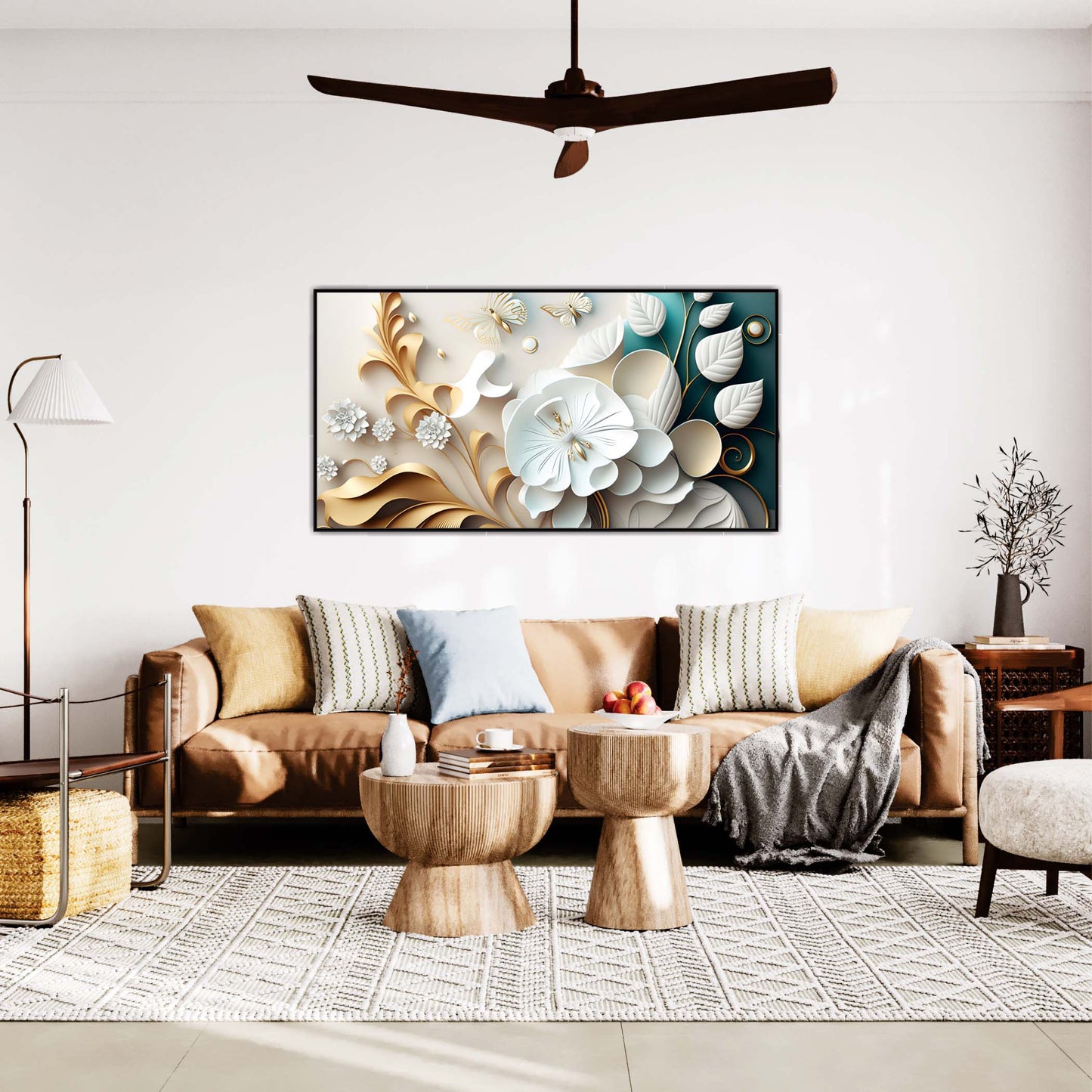 Elegance in Bloom Canvas Wall Art