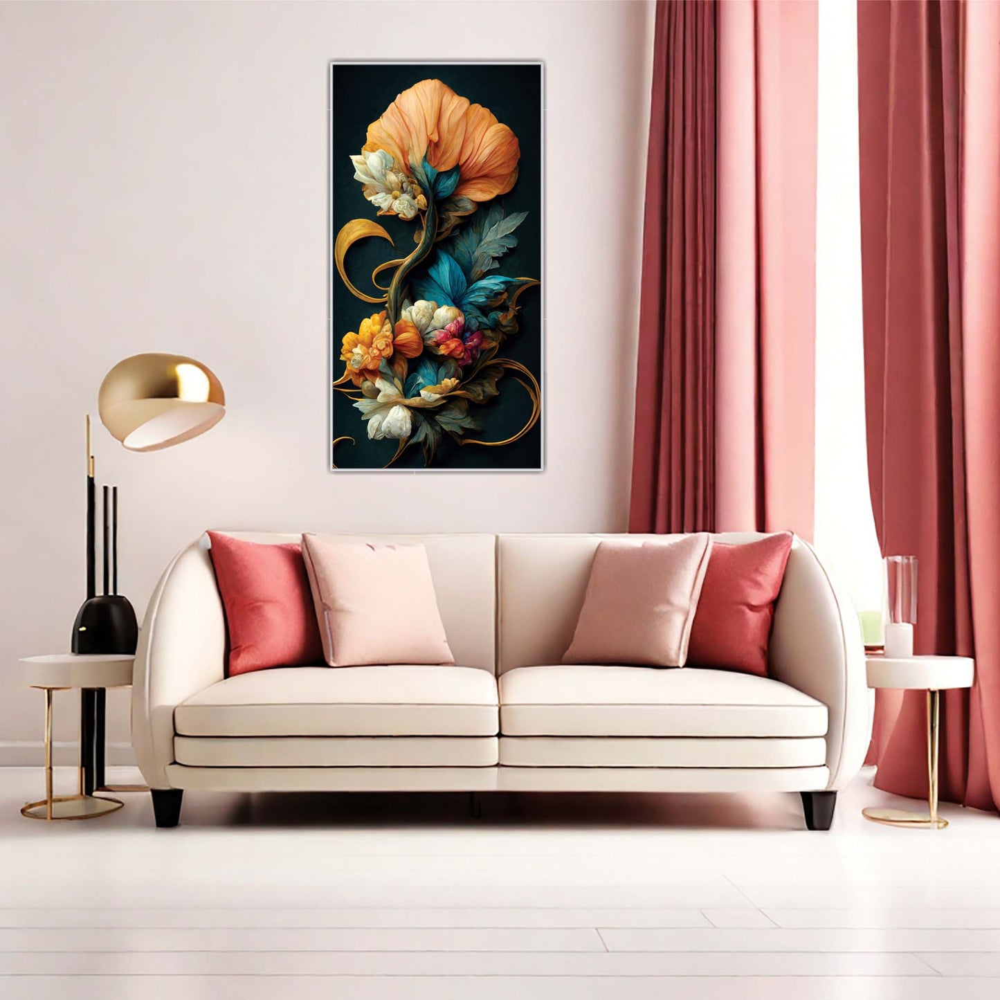 Floral Rhapsody Canvas Wall Art