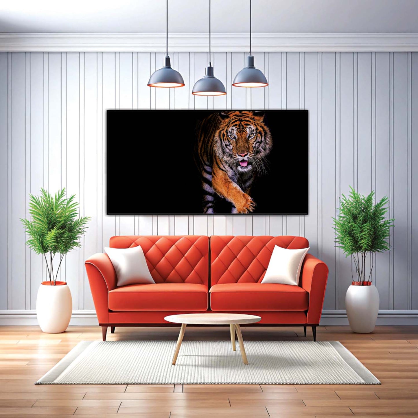 Silent Thunder Canvas Wall Art.