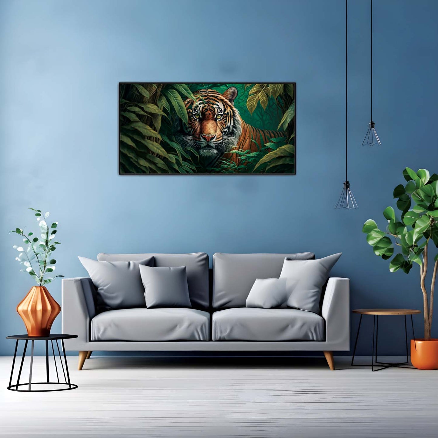 Silent Stare Canvas Wall Art.