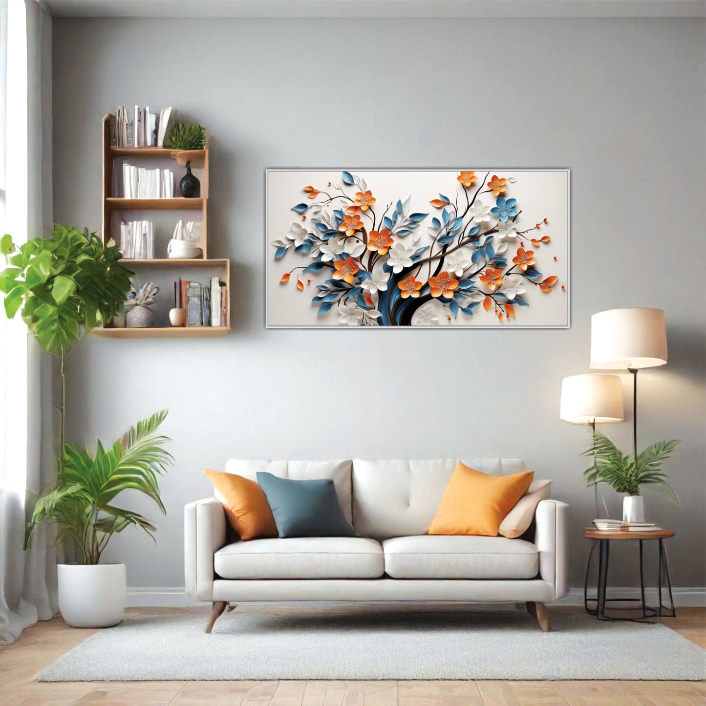 Harmony Bloom Canvas Wall Art