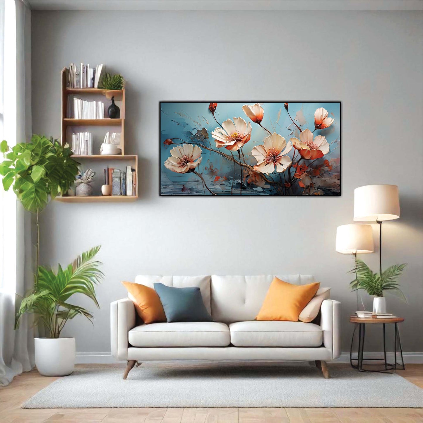 Petals in the Breeze Canvas Wall Art