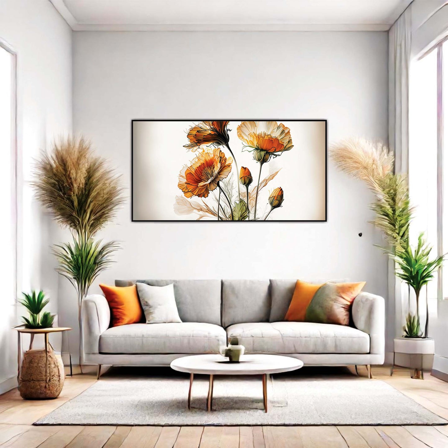 Golden Rhapsody Canvas Wall Art