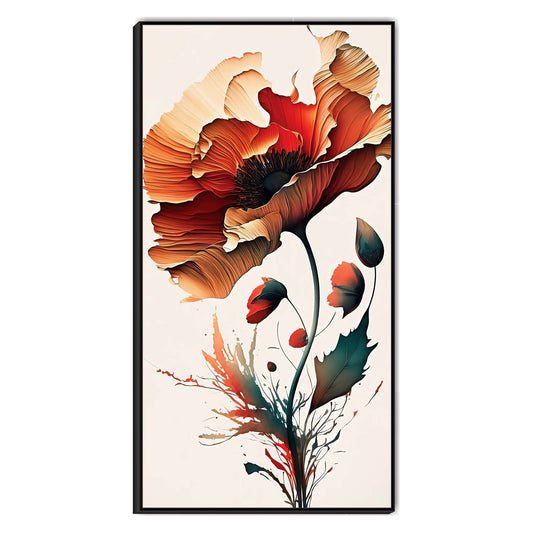 Crimson Reverie Canvas Wall Art