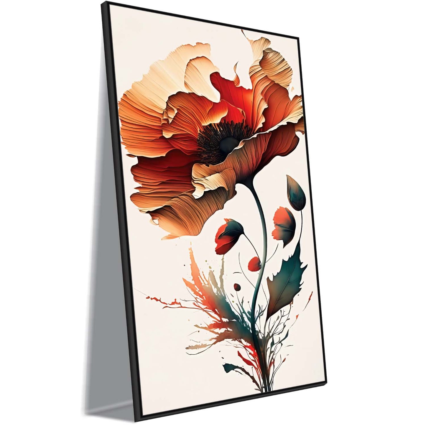 Crimson Reverie Canvas Wall Art