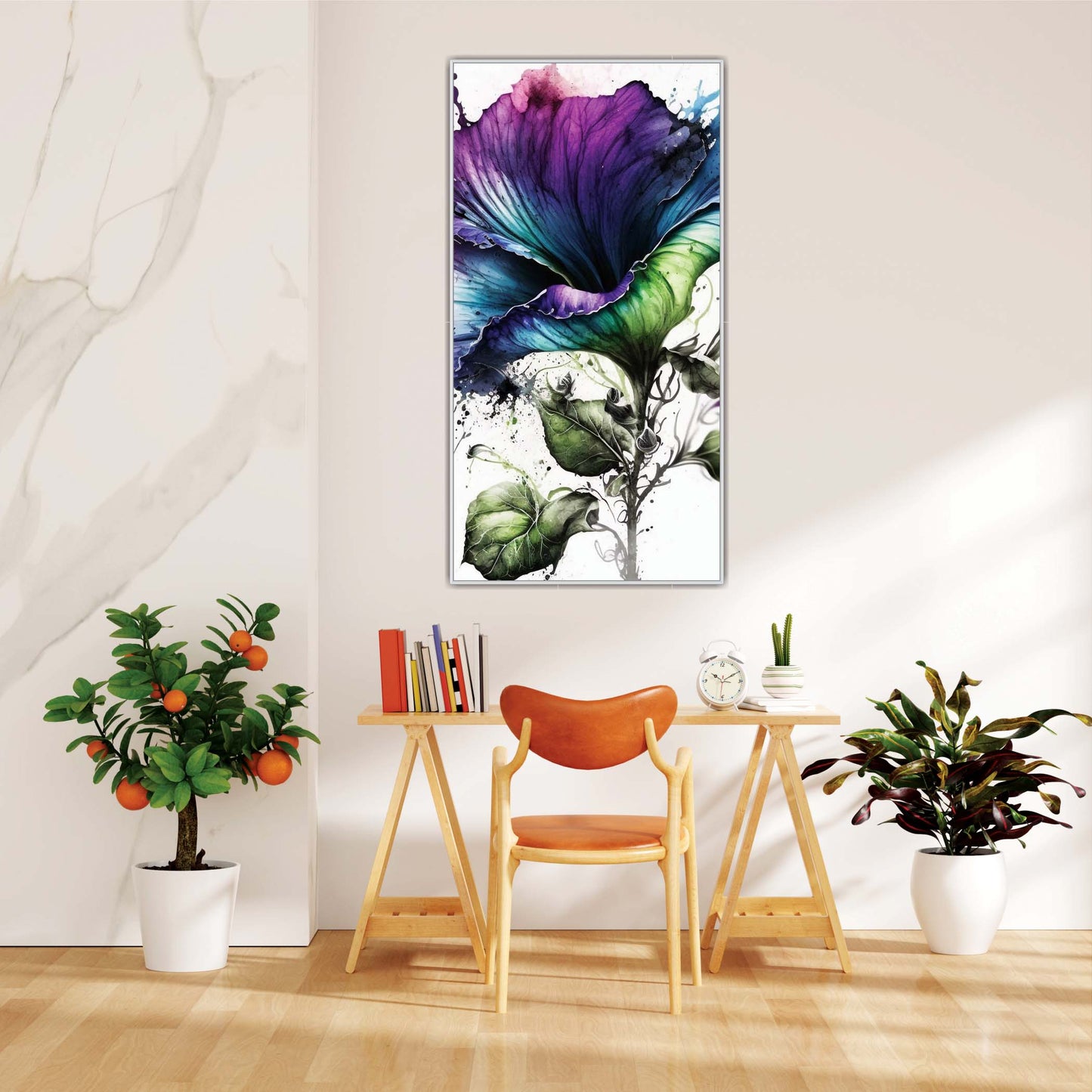 Whispers of Violet Canvas Wall Art