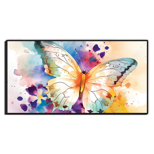 Butterfly Bloom Canvas Wall Art