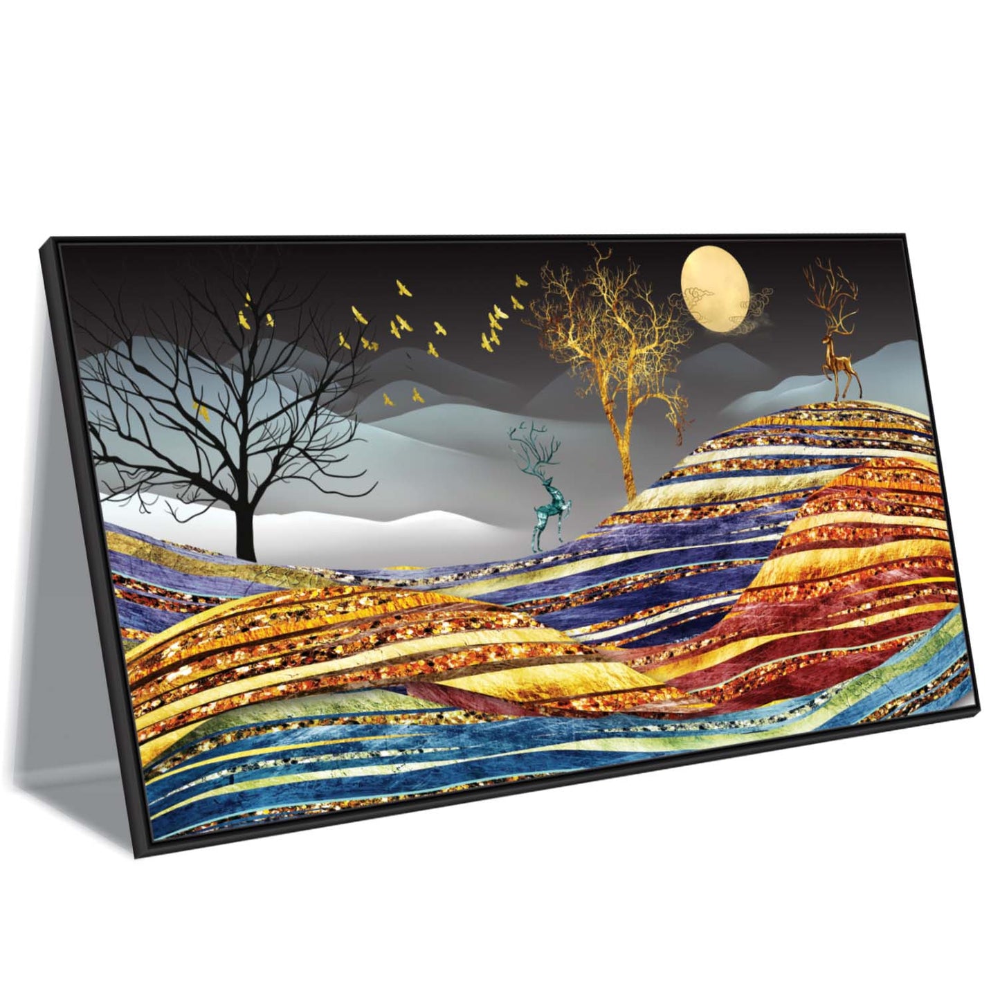 Lunar Tides Canvas Wall Art