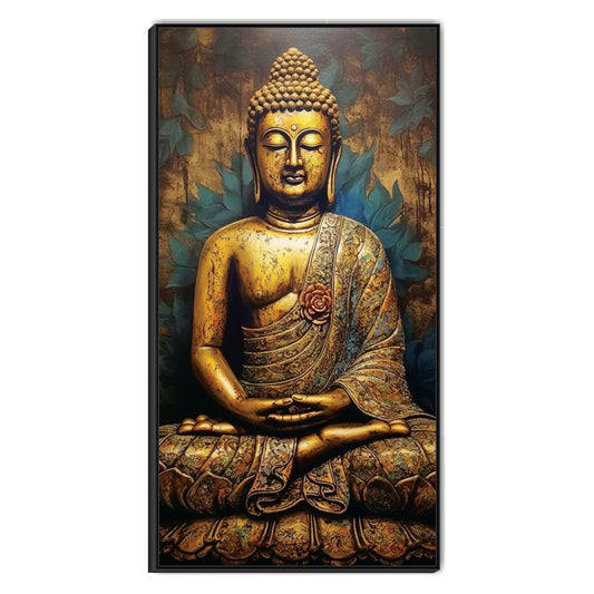 Saffron Peace Canvas Wall Art