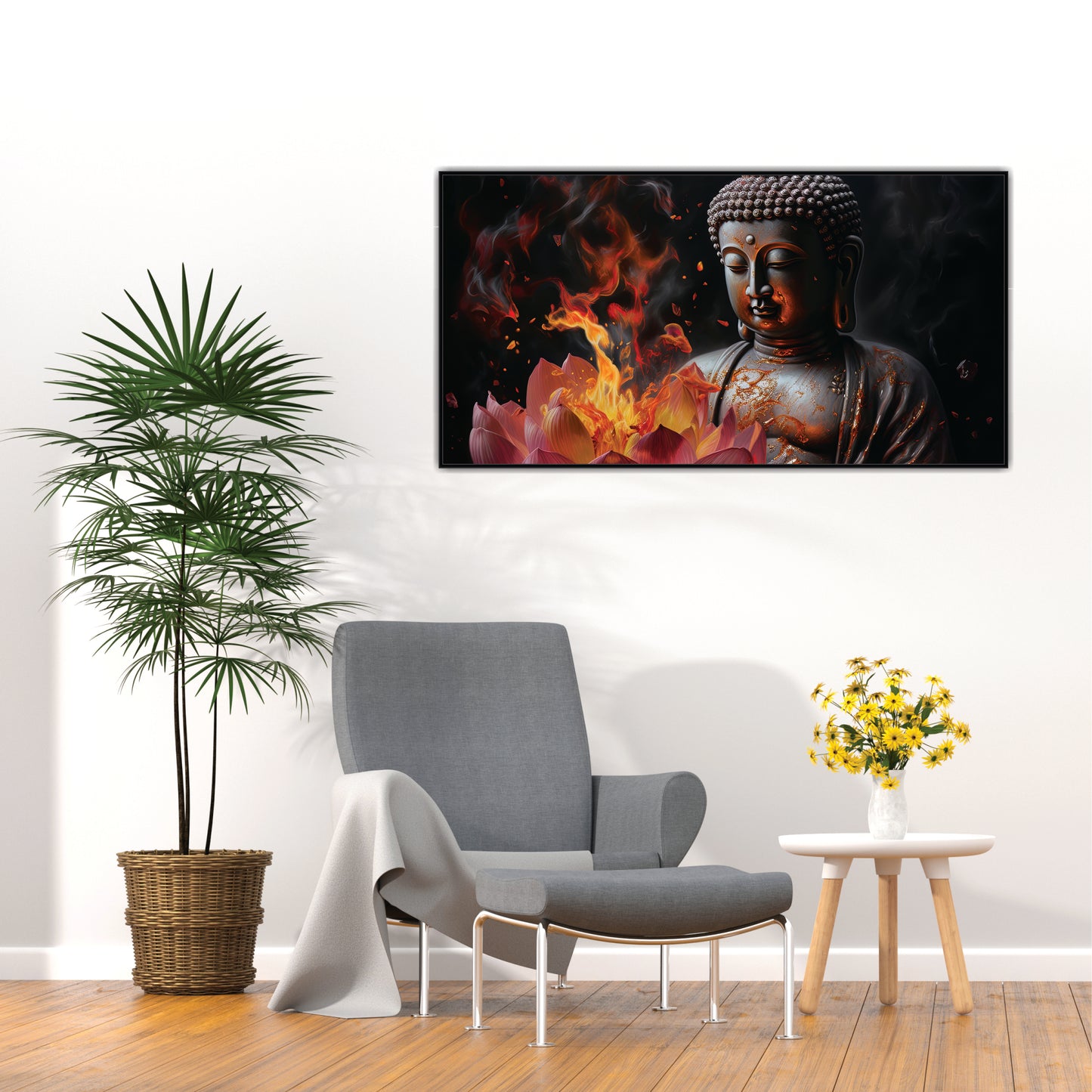 Purity Through Flame Canvas Wall Art