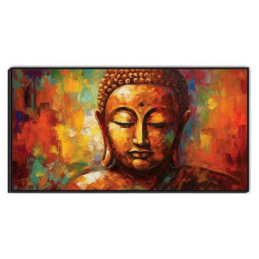 The Meditating Flame Canvas Wall Art