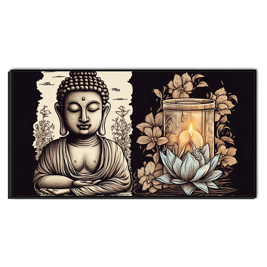 Tranquil Flame Canvas Wall Art