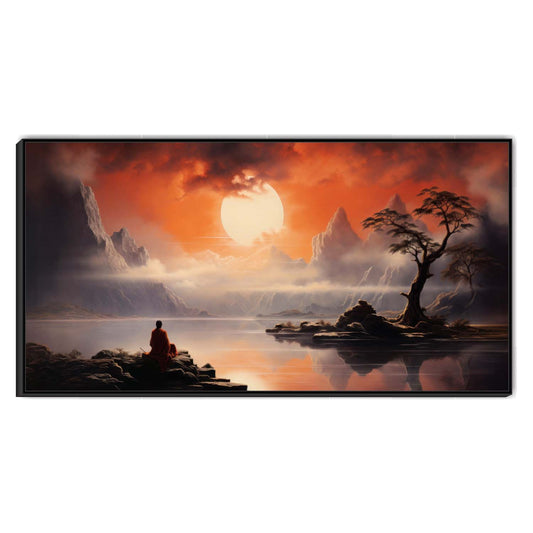 Sunset Silence Canvas Wall Art