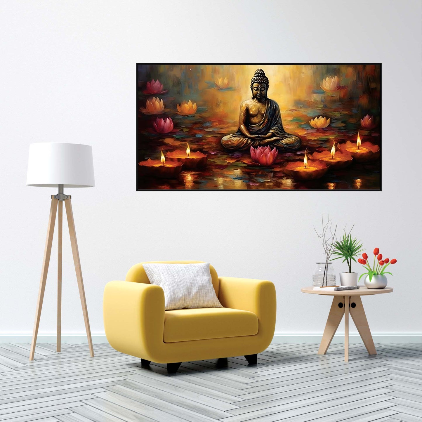 Glow of Enlightenment Canvas Wall Art