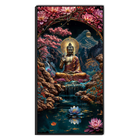 Buddha’s Blessing Canvas Wall Art.