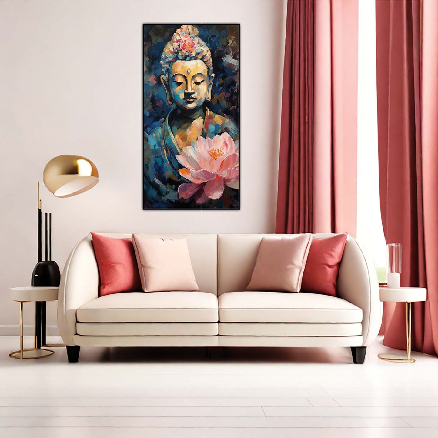 Petals of Wisdom Canvas Wall Art.