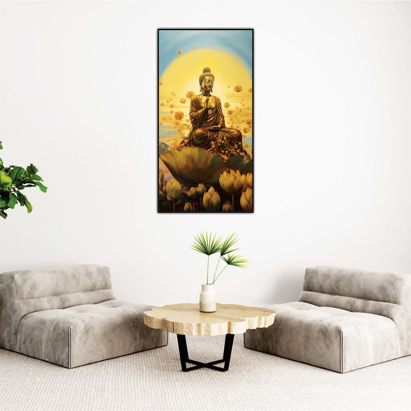 Heavenly Enlightenment Canvas Wall Art.