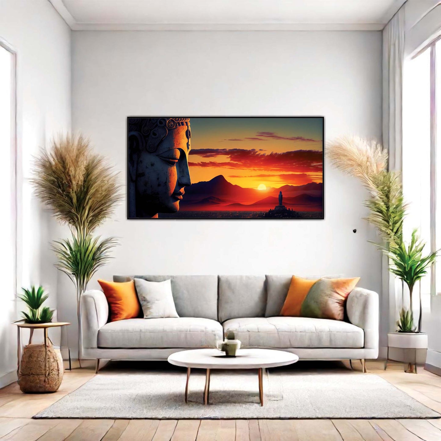 Golden Hour Grace Canvas Wall Art.