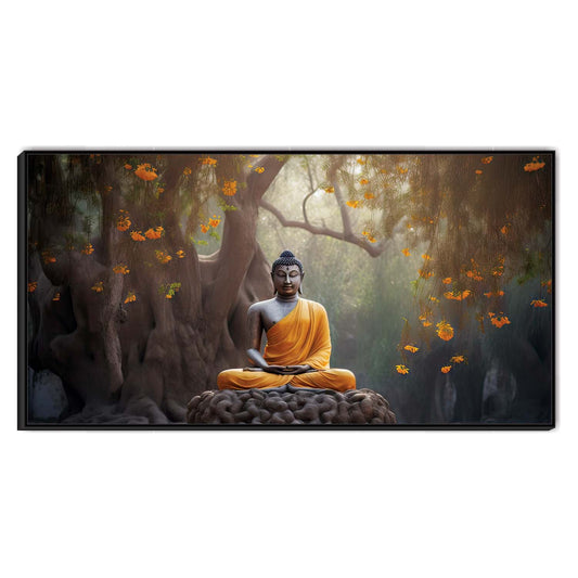 Beneath the Bodhi Tree Canvas Wall Art.