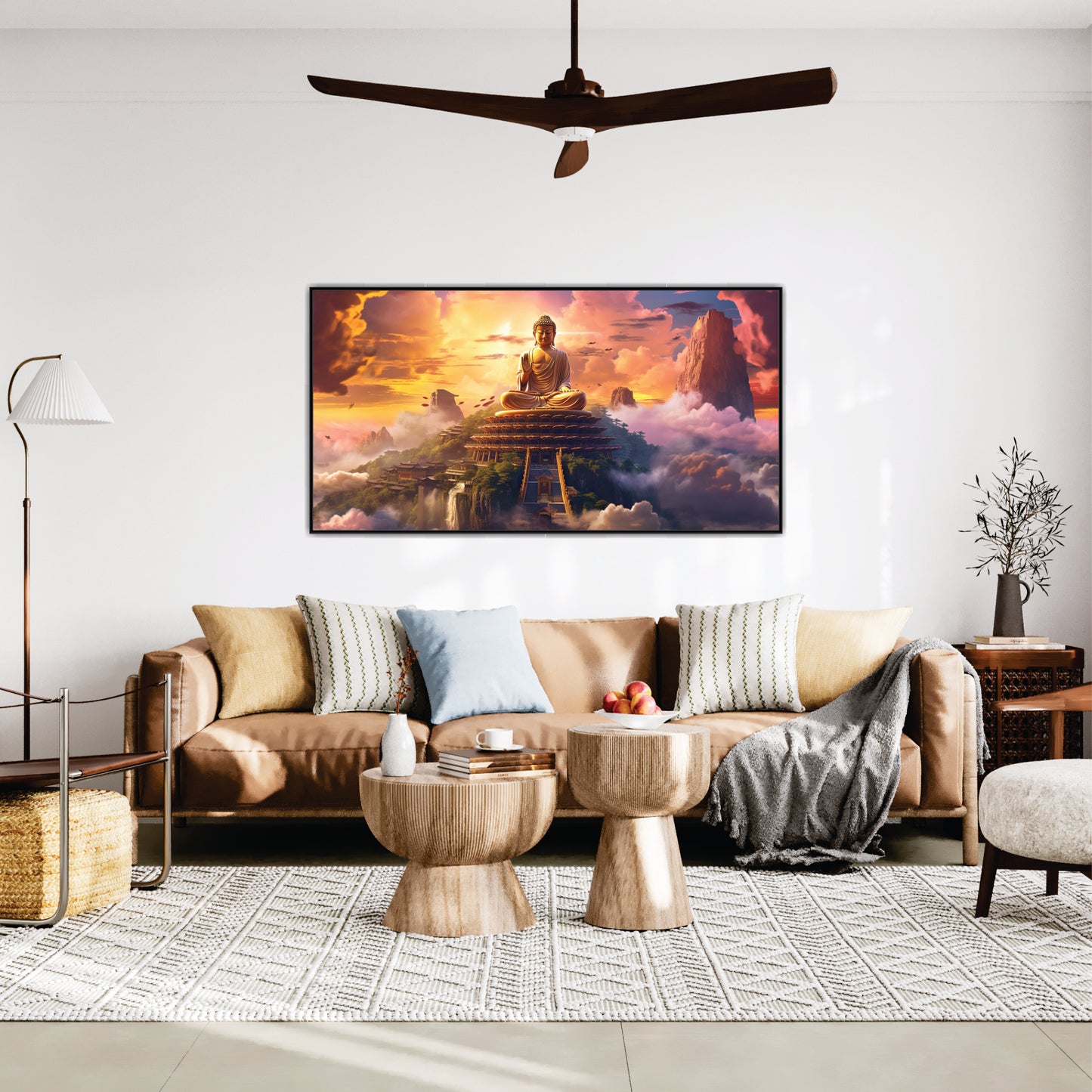 Realm of Enlightenment Canvas Wall Art.